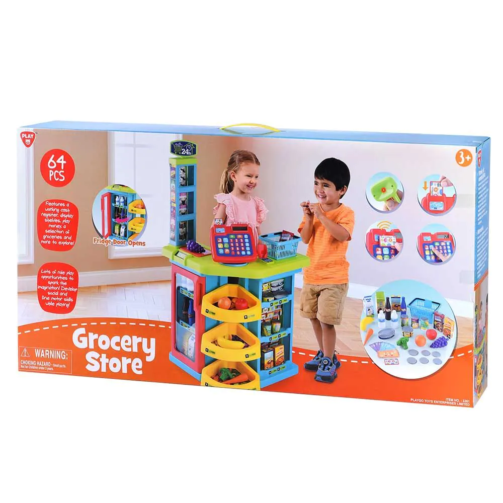 Супермаркет Grocery Store с каса 64ч. PlayGo