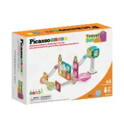 Магнитен конструктор Picasso писта за топчета Travel 45 части