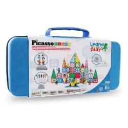 Магнитен конструктор Picasso в куфарче 100 части