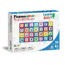 Магнитен конструктор Picasso Learn and Play 56 части