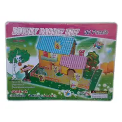 3D Пъзел Заешка хижа