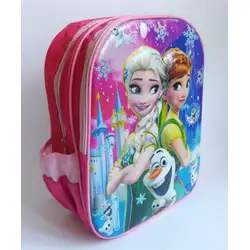 3D Ученическа раница Frozen - Елза, Анна и Олаф