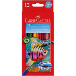 Акварелни моливи Фабел Кастел Faber Castell + четка