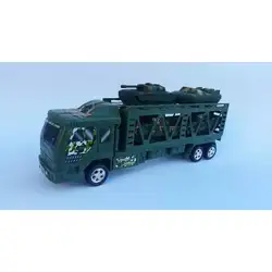 Автовоз с танкове, военен, двуетажен