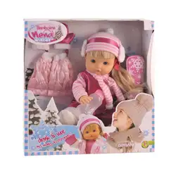 Bambolina Кукла със зимни дрехи Нена Nena