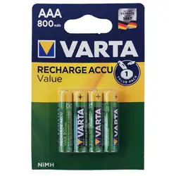 Батерия Varta акумулаторна 800 mAh R3 AAА Батерия Varta акумулаторна 800 mAh R3 AAА