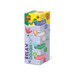 Бебешка играчка SES - Мек пластелин - Relax (4x90гр) Бебешка играчка SES - Мек пластелин - Relax (4x90гр)