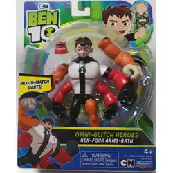 Бен 10 BEN 10 Базова фигура Ben Four Arms Rath 76141 Бен 10 BEN 10 Базова фигура Ben Four Arms Rath 76141