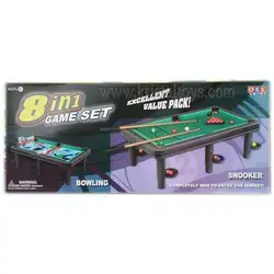 Билярд, спортен комплект 8 в 1 игри