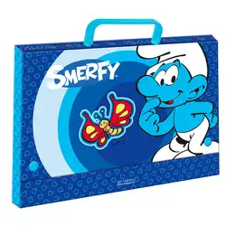 Чанта картон с дръжка и с красиво оцветяване с картинка на Смърф Smerfy Чанта картон с дръжка и с красиво оцветяване с картинка на Смърф Smerfy