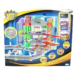 CITY PARKING Гигантски Паркинг със спирала на 3 нива с 6 коли CITY PARKING Гигантски Паркинг със спирала на 3 нива с 6 коли