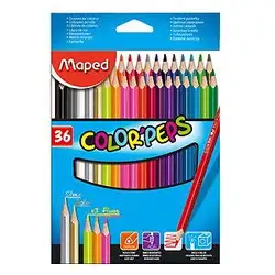 Цветни моливи Мапед MAPED COLOR 36 цвята