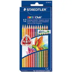 Цветни моливи Щадлер Staedtler Noris Club 127, 12 цвята