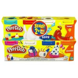 Детска играчка Моделин на PLAY - DOH 6+2 цвята бонус Детска играчка Моделин на PLAY - DOH 6+2 цвята бонус