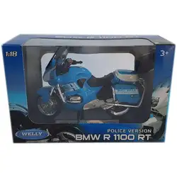 Детска играчка мотор метален БМВ BMW R1100 Police Version Welly