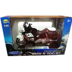 Детска играчка мотор метален BMW R 1100 RT Black USA Welly