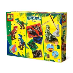 Детска играчка SES - Динозаври 3в1 Детска играчка SES - Динозаври 3в1