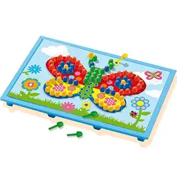 Детска играчка SES - Дъска за мозайка с карти