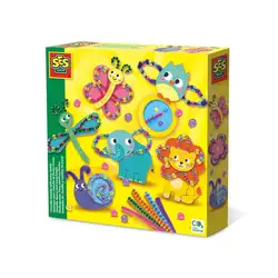 Детска играчка SES - Животни с мъниста