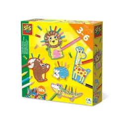 Детска играчка SES - Животни с щипки