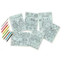 Детска играчка SES - Картички с брокат