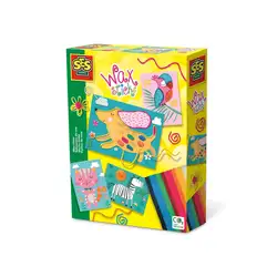 Детска играчка SES - Комплект с восъчни пръчици