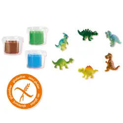 Детска играчка SES - Куфарче за игра, динозаври