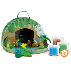 Детска играчка SES - Куфарче за игра, динозаври