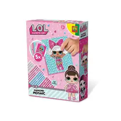 Детска играчка SES - L.O.L Мозайка с блестящи камъчета