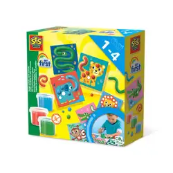 Детска играчка SES - My first: Карти с животни и пластелин Детска играчка SES - My first: Карти с животни и пластелин