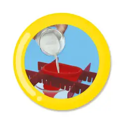 Детска играчка SES - Отливане и рисуване: Еднорог