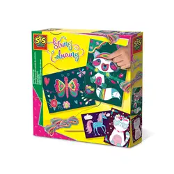 Детска играчка SES - Рисувай с неонова корда