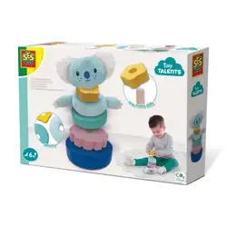 Детска играчка SES - Сетивна кула за подреждане