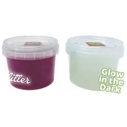 Детска играчка SES - Slime: Светещо желе в тъмното 2x120гр