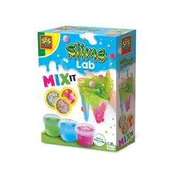 Детска играчка SES - Slime: Светещо желе в тъмното микс 2х120гр