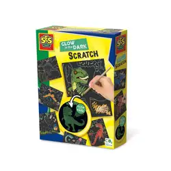 Детска играчка SES - Светещ в тъмното скреч динозаври Детска играчка SES - Светещ в тъмното скреч динозаври