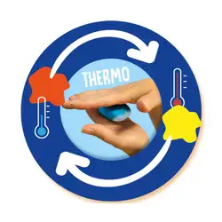 Детска играчка SES - Термо пластелин с променящ се цвят