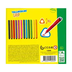 Детска играчка SES - Триъгълни химикалки за оцветяване
