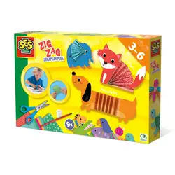 Детска играчка SES - Зиг-заг оригами животни