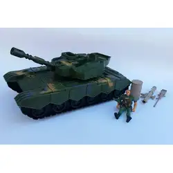 Детска играчка Танк с войници и оръжия