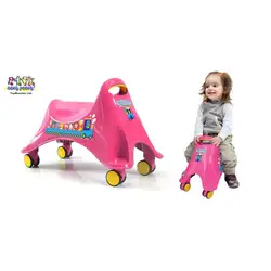 Детска кола за возене Ride-on Whirlee розова