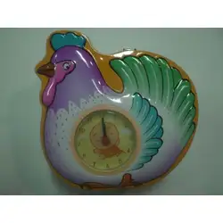Детска метална касичка с часовник
