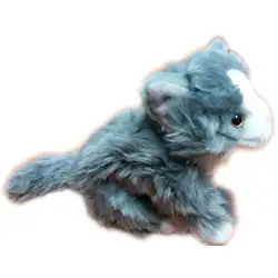 Детска плюшена играчка Коте сиво Детска плюшена играчка Коте сиво