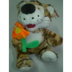 Детска плюшена играчка Тигърче с цвете