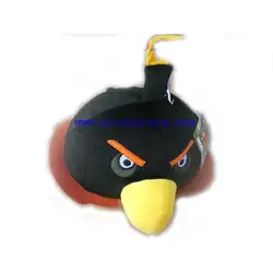 Детска плюшена играчка Ънгри бърдс /Angry birds/ - черна Детска плюшена играчка Ънгри бърдс /Angry birds/ - черна