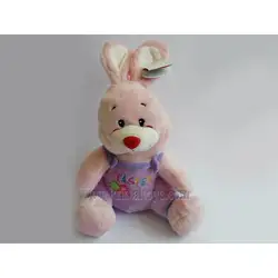 Детска плюшена играчка Заек с гащеризон