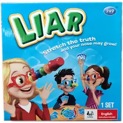 Детска занимателна игра Лъжльо Liar - разтегнете истината и носът ви може да порасне Детска занимателна игра Лъжльо Liar - разтегнете истината и носът ви може да порасне