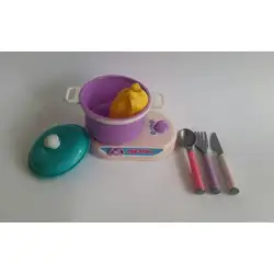 Детски Комплект Котлон, тенджера и прибори за кукли Детски Комплект Котлон, тенджера и прибори за кукли