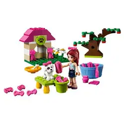 Детски конструктор Лего /Lego/ Къщичката на кученцето на Миа 39