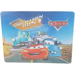 Детски пъзел картон 40 елемента Колите Cars 2